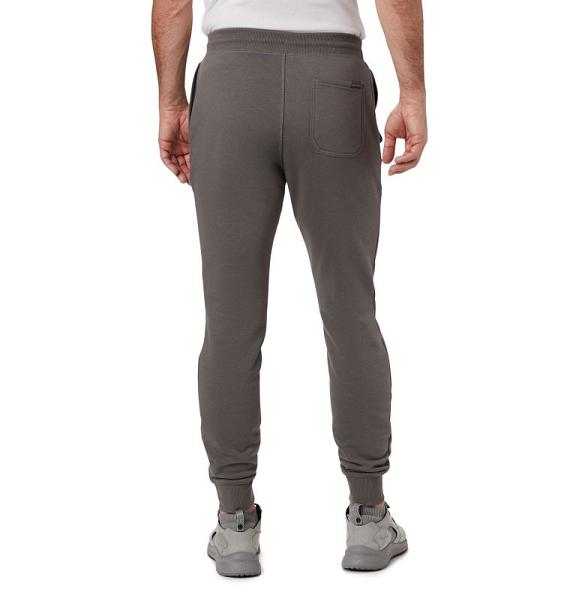 Columbia Logo Trail Pants Grey For Men's NZ58719 New Zealand